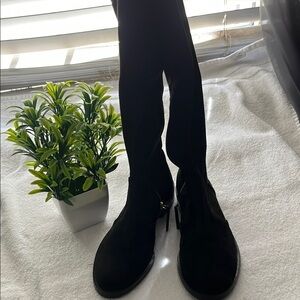 ANTONIO MELANI Black Over the Knee Boots